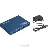 Картридер, USB-hub Defender Septima Slim (83505)