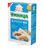 Фото Умница Каша молочная 5 злаков с 6 мес. 200 г Фото Умница Каша молочная 5 злаков с 6 мес. 200 г